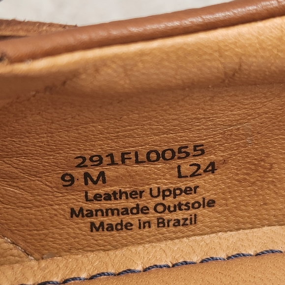 Flag Sandals Men\'s 9 Brown Cigar Leather Monroe Fisherman Casual Chic New $170 main image 10